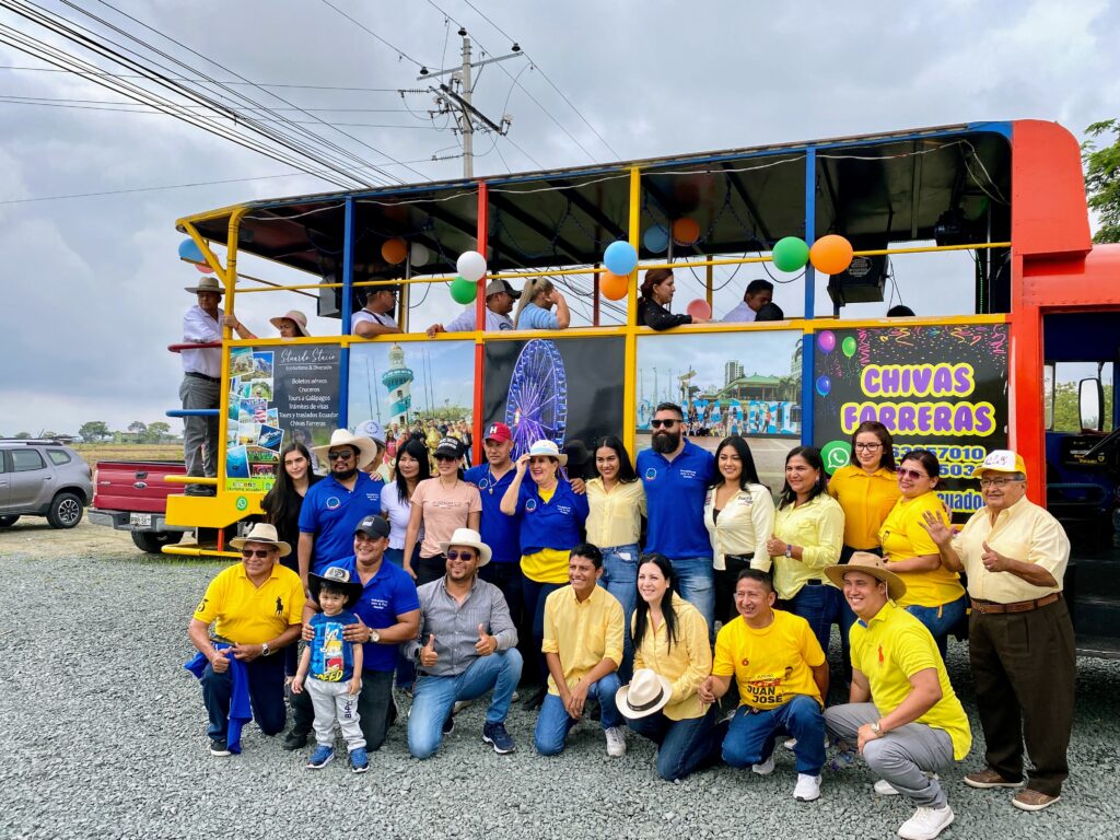 Chiva farrera Bailable caravana politica